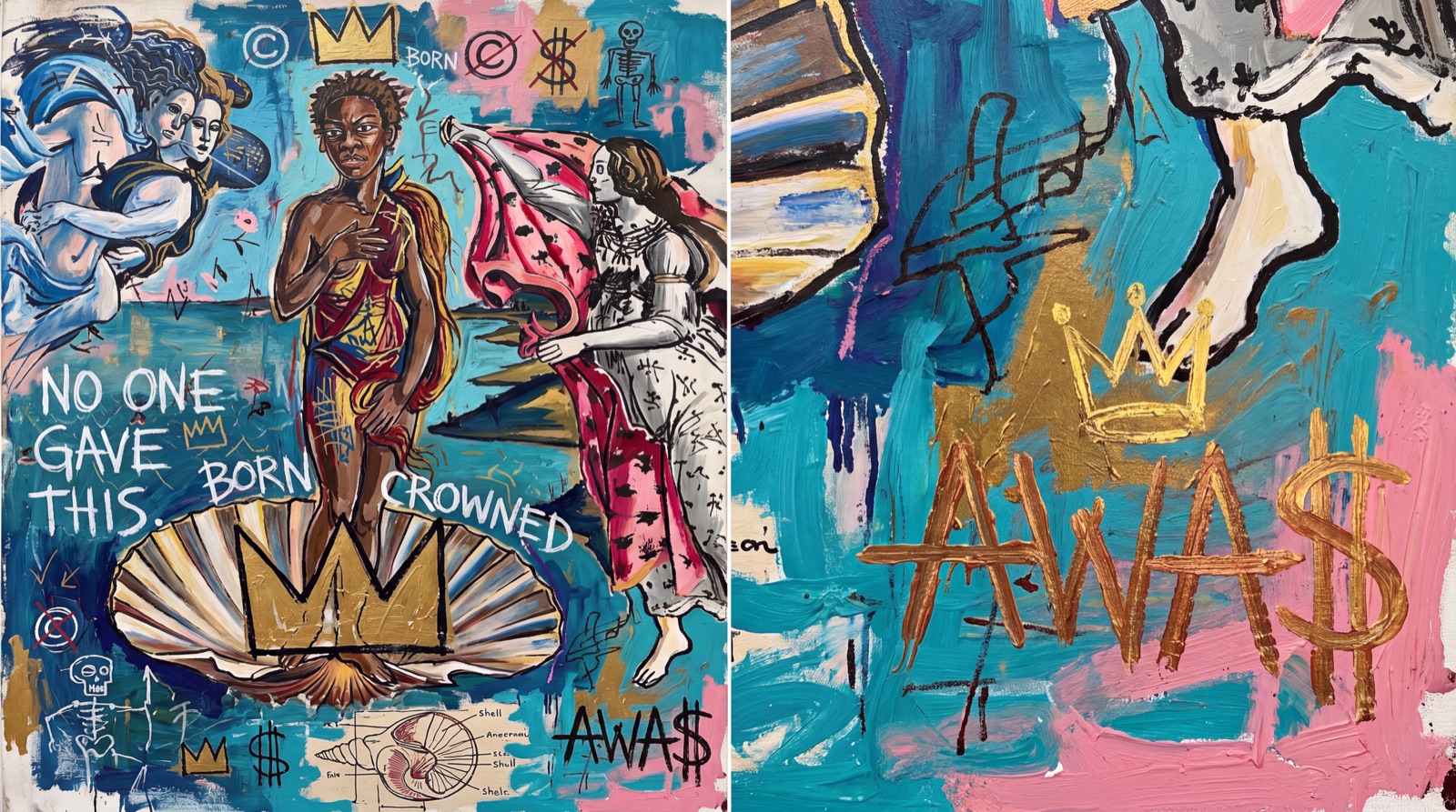 AWA$ Signature Series oil impasto portrait